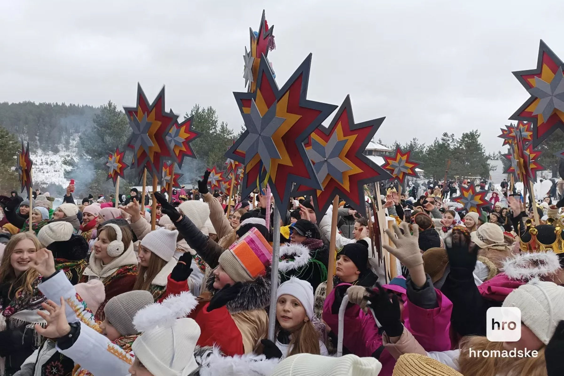 У Мшанці встановили новий рекорд України з&nbsp;наймасовішого виконання колядки