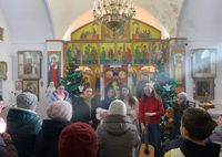 Владика Максим Рябуха під&nbsp;час різдвяних свят відвідав парафії Донецької та&nbsp;Запорізької областей