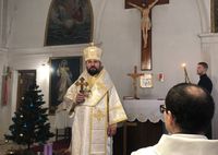 Владика Максим Рябуха під&nbsp;час різдвяних свят відвідав парафії Донецької та&nbsp;Запорізької областей