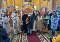 Владика Максим Рябуха під&nbsp;час різдвяних свят відвідав парафії Донецької та&nbsp;Запорізької областей