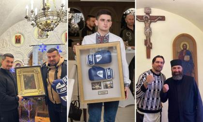 «Мільйони на дрони»: унівські монахи продали боксерські рукавиці Усика «Мільйони на дрони»: унівські монахи продали боксерські рукавиці Усика