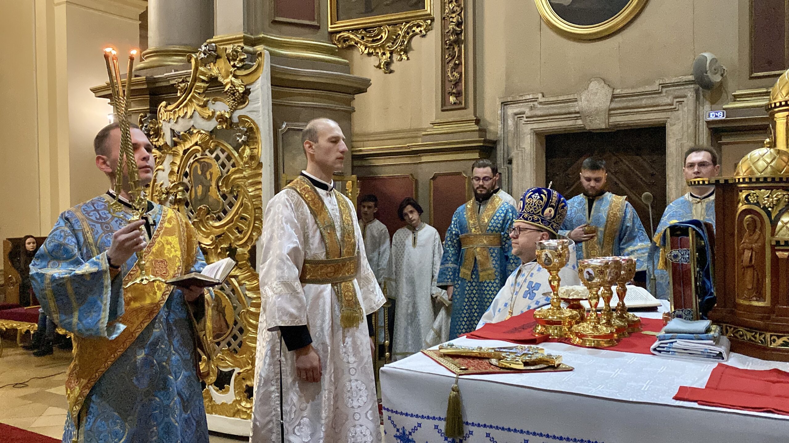 На свято Стрітення владика Володимир звершив дияконське рукоположення Сергія Дьяконова На свято Стрітення владика Володимир звершив дияконське рукоположення Сергія Дьяконова