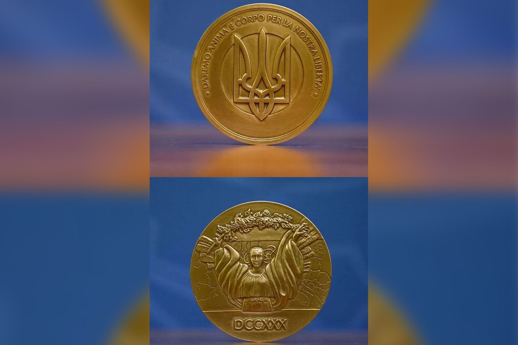 В Італії випустили медаль на&nbsp;підтримку реабілітації постраждалих від війни в&nbsp;Україні дітей