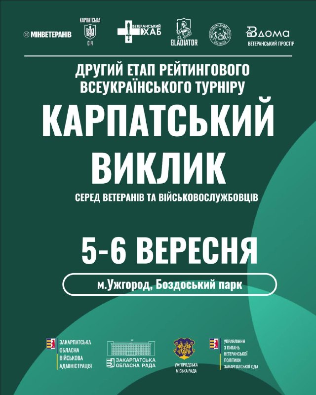 Триває реєстрація на Всеукраїнський турнір з адаптивних видів спорту «Карпатський виклик» Триває реєстрація на Всеукраїнський турнір з адаптивних видів спорту «Карпатський виклик»