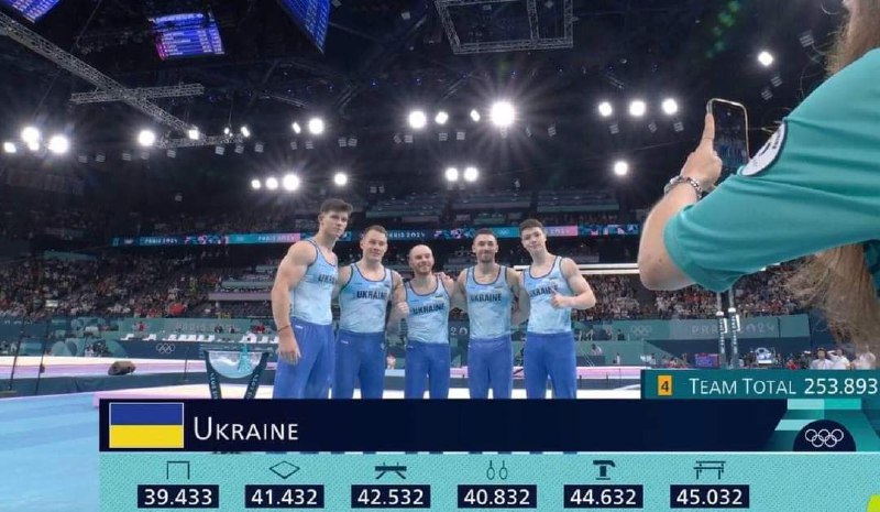 ОІ-2024: збірна України зі спортивної гімнастики з Радомиром Стельмахом у складі вийшла до фіналу змагань ОІ-2024: збірна України зі спортивної гімнастики з Радомиром Стельмахом у складі вийшла до фіналу змагань