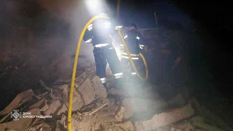 Цієї ночі ворог завдав удару по Кіровоградщині
Після вибухів у Кропивницькому районі працюють відповідні служби Цієї ночі ворог завдав удару по Кіровоградщині
Після вибухів у Кропивницькому районі працюють відповідні служби