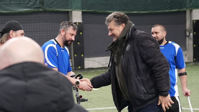 Відвідав тренування команди Житомирщини з ампфутболу «Титани Амп», якою опікується Католицький спортивний клуб «Дон Боско» Відвідав тренування команди Житомирщини з ампфутболу «Титани Амп», якою опікується Католицький спортивний клуб «Дон Боско»