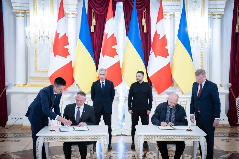 🇺🇦🇨🇦 Україна та Канада домовилися про спільне виробництво оборонної продукції. 🇺🇦🇨🇦 Україна та Канада домовилися про спільне виробництво оборонної продукції.