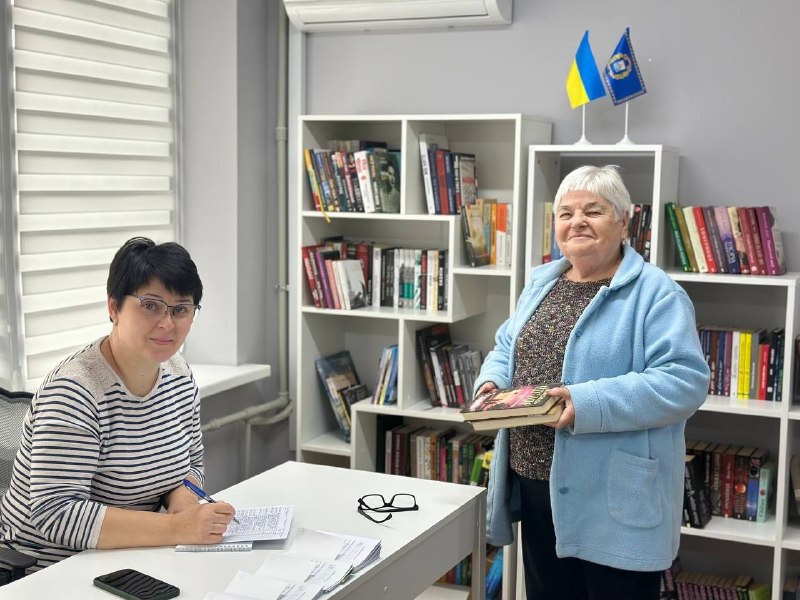 📚«Бібліотека для мене - все!»: відновлення Маріупольської бібліотеки у Дніпрі 📚«Бібліотека для мене - все!»: відновлення Маріупольської бібліотеки у Дніпрі