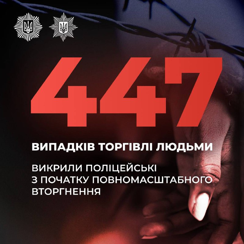 Торгівля людьми під час війни: понад 440 випадків і десятки викритих угруповань Торгівля людьми під час війни: понад 440 випадків і десятки викритих угруповань