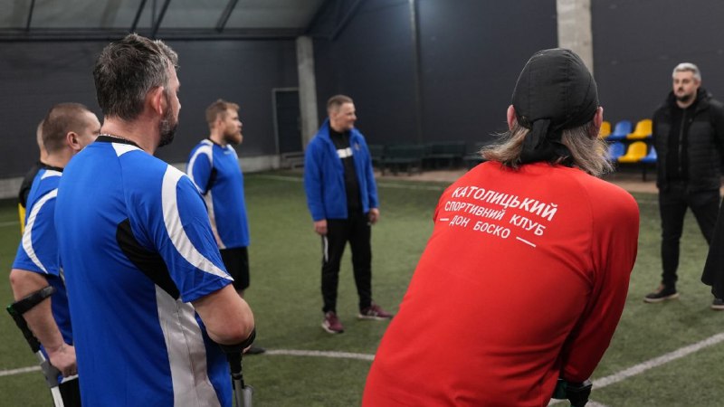 Відвідав тренування команди Житомирщини з ампфутболу «Титани Амп», якою опікується Католицький спортивний клуб «Дон Боско» Відвідав тренування команди Житомирщини з ампфутболу «Титани Амп», якою опікується Католицький спортивний клуб «Дон Боско»