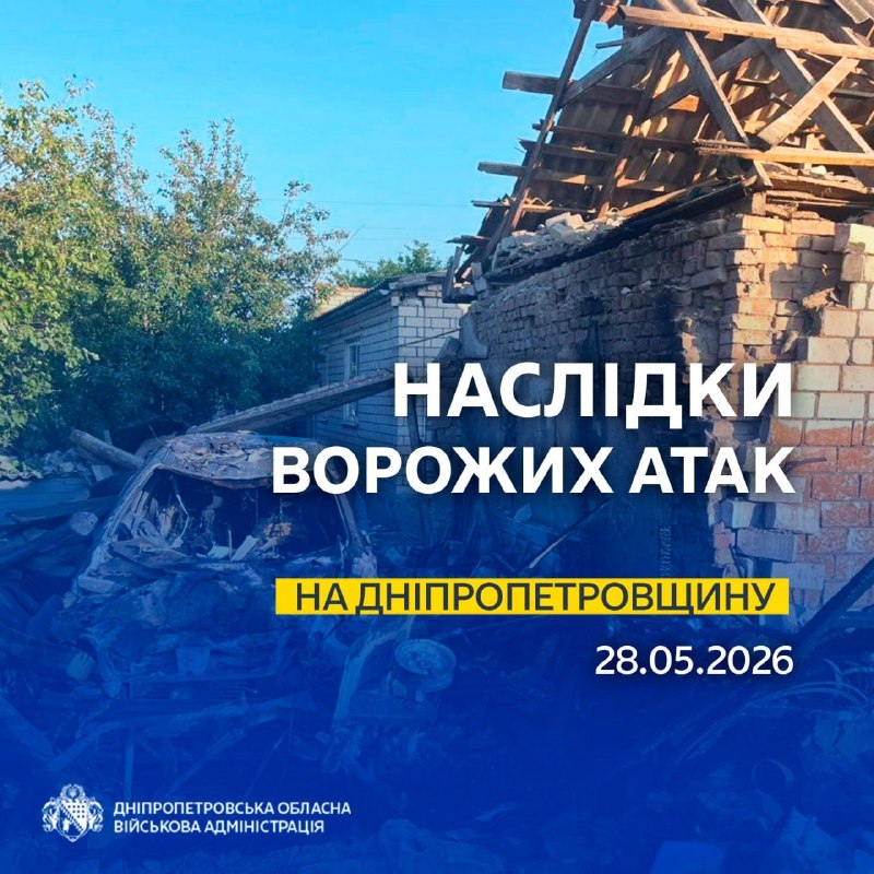Дніпропетровщина
28 травня
18:30
12 людей дістали поранень. Серед них – діти Дніпропетровщина
28 травня
18:30
12 людей дістали поранень. Серед них – діти