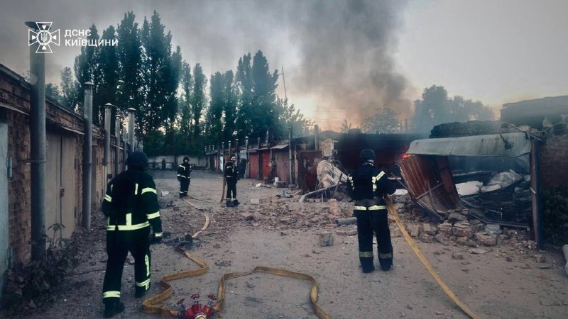 🔥Київщина: рятувальники ліквідували наслідки масованої російської атаки 🔥Київщина: рятувальники ліквідували наслідки масованої російської атаки