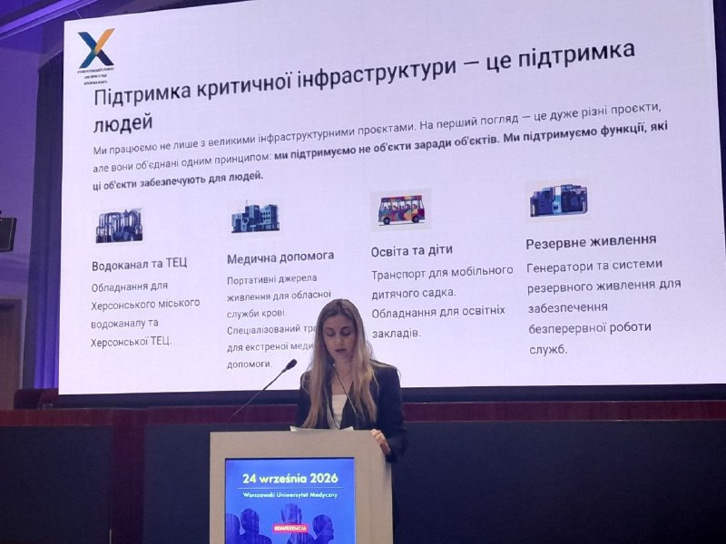 Досвід Херсонщини у кризовому управлінні представили на міжнародній конференції у Польщі 🇵🇱🇺🇦 Досвід Херсонщини у кризовому управлінні представили на міжнародній конференції у Польщі 🇵🇱🇺🇦