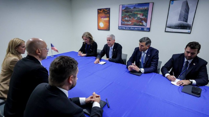 🇺🇦🇺🇸 Провели у Нью-Йорку зустріч із Міністром енергетики США Крісом Райтом. 🇺🇦🇺🇸 Провели у Нью-Йорку зустріч із Міністром енергетики США Крісом Райтом.