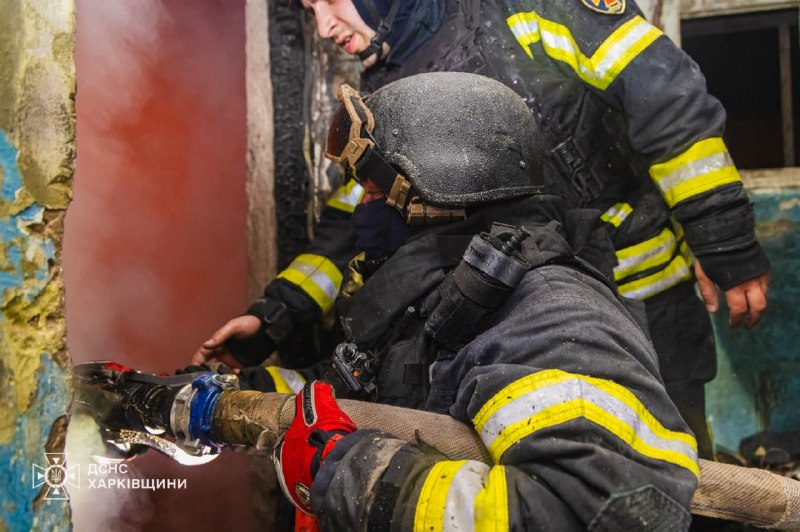 UPD: Пожежу ліквідовано на підприємстві у Холодногірському районі після російської атаки. UPD: Пожежу ліквідовано на підприємстві у Холодногірському районі після російської атаки.