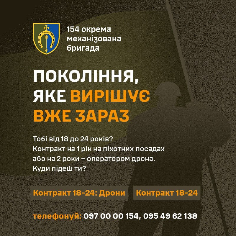 👍 Найкраща перша робота, щоб здобути знання і навички. У 154-ій окремій механізованій бригаді ретельно навчають і дають практичний досвід 👍 Найкраща перша робота, щоб здобути знання і навички. У 154-ій окремій механізованій бригаді ретельно навчають і дають практичний досвід