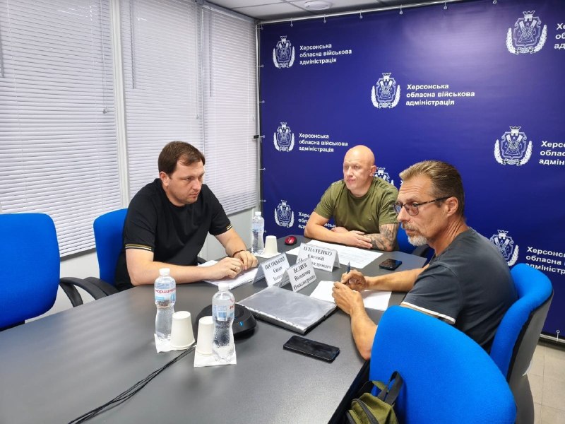 Представники Херсонщини взяли участь у засіданні Координаційного штабу з проведення евакуаційних заходів... Представники Херсонщини взяли участь у засіданні Координаційного штабу з проведення евакуаційних заходів...