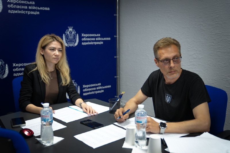 Представники Херсонщини взяли участь у черговому засіданні Координаційного штабу з проведення евакуаційних заходів. Представники Херсонщини взяли участь у черговому засіданні Координаційного штабу з проведення евакуаційних заходів.