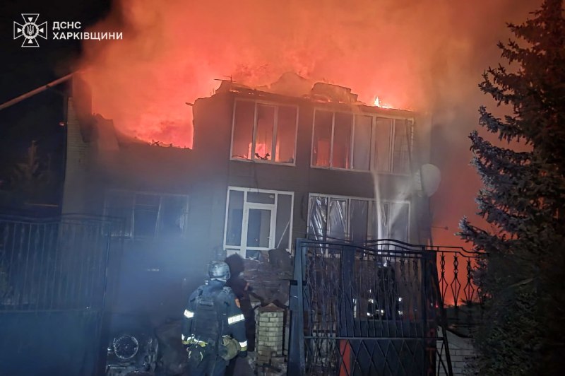 ‼️Сьогодні вночі окупанти здійснили чергову масовану атаку ударними безпілотниками на Харківщину
▪️У м ‼️Сьогодні вночі окупанти здійснили чергову масовану атаку ударними безпілотниками на Харківщину
▪️У м