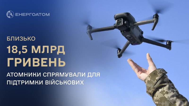 🛡 Енергоатом від перших днів війни підтримує захисників України
Колектив АТ «НАЕК «Енергоатом» продовжує допомагати військовим 🛡 Енергоатом від перших днів війни підтримує захисників України
Колектив АТ «НАЕК «Енергоатом» продовжує допомагати військовим