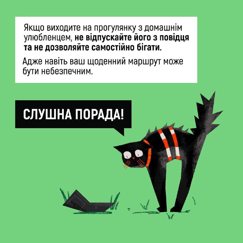 Відбій повітряної тривоги? Не поспішайте виходити на вулицю ☝️
Будьте уважні та обережні! Відбій повітряної тривоги? Не поспішайте виходити на вулицю ☝️
Будьте уважні та обережні!