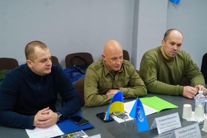 На Херсонщині з робочим візитом побувала делегація Управління з координації гуманітарних справ Організації... На Херсонщині з робочим візитом побувала делегація Управління з координації гуманітарних справ Організації...