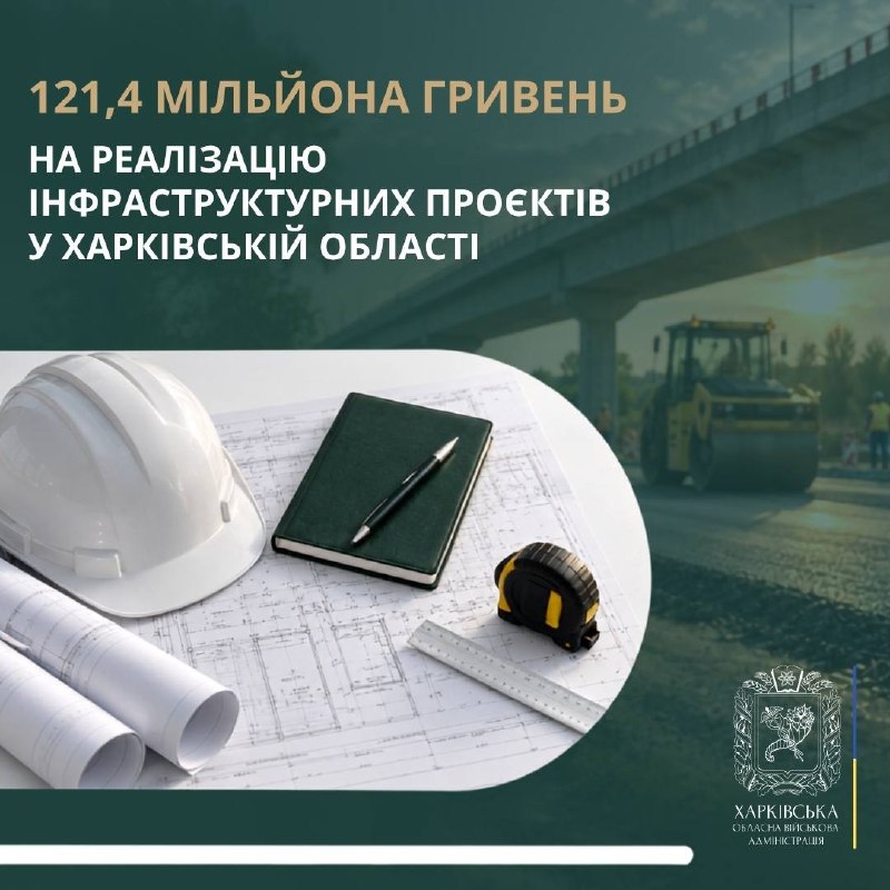 ✔️ Ще понад 121 мільйон гривень залучили для Харківщини через Державний фонд регіонального розвитку на реалізацію... ✔️ Ще понад 121 мільйон гривень залучили для Харківщини через Державний фонд регіонального розвитку на реалізацію...