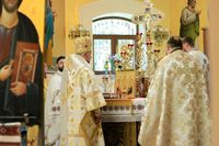 Блаженніший Святослав привітав владику Василя Тучапця з 10-річчям єпископства