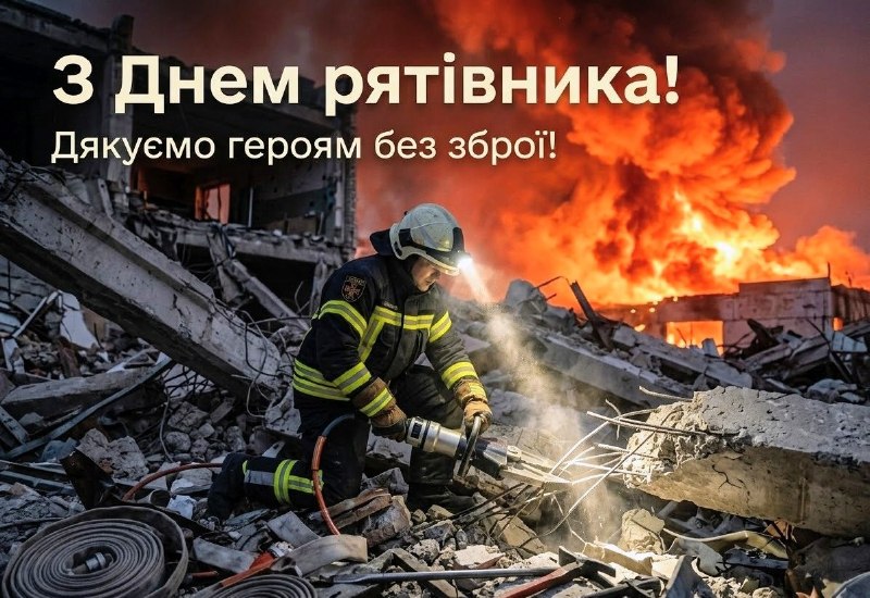 Сьогодні професійне свято людей, які своєю мужністю та відданістю щодня бережуть найцінніше - життя українців Сьогодні професійне свято людей, які своєю мужністю та відданістю щодня бережуть найцінніше - життя українців