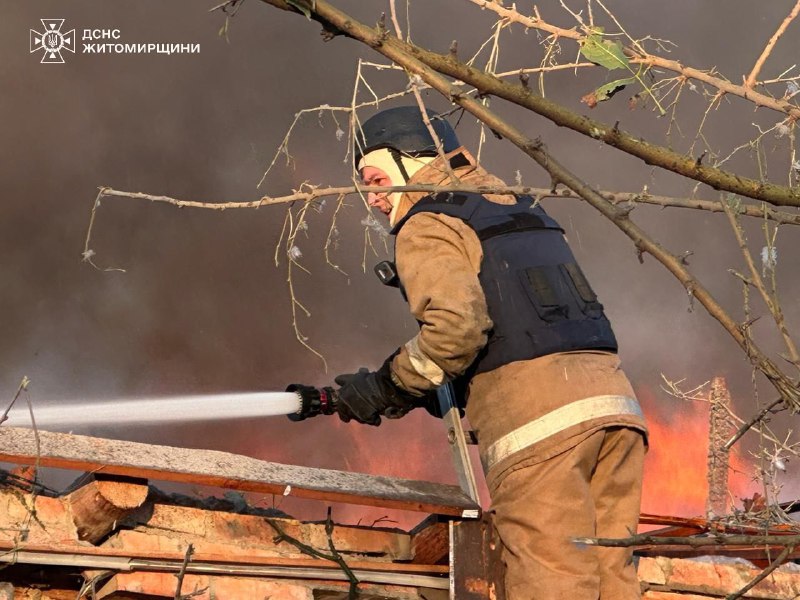 #Житомирщина: внаслідок російських обстрілів загинула 1 людина, щонайменше 5 постраждали #Житомирщина: внаслідок російських обстрілів загинула 1 людина, щонайменше 5 постраждали