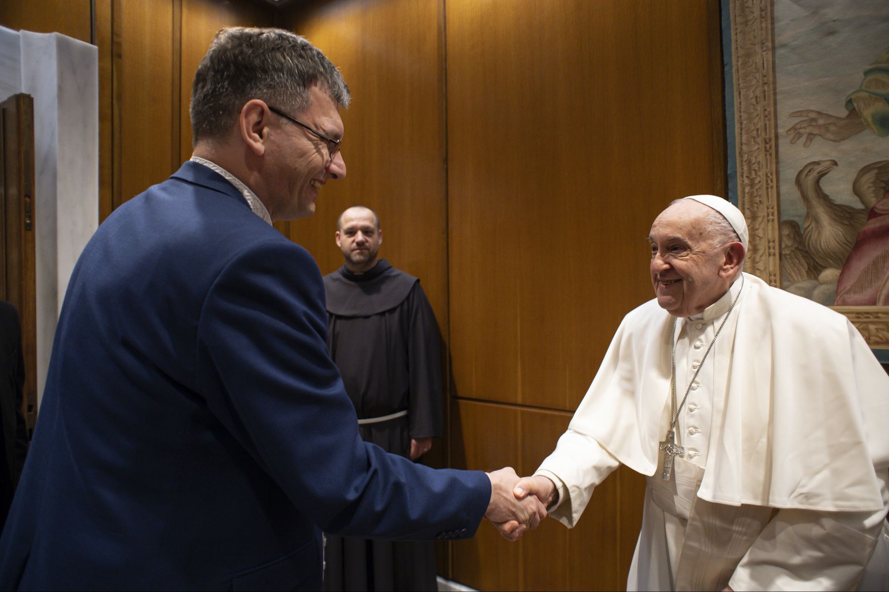 «Дякую за ваше служіння Україні», — Папа Франциск на зустрічі з ректором УКУ 