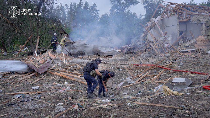 #Київщина: завершені аварійно-рятувальні роботи на місці російського ракетного удару у Бучанському районі #Київщина: завершені аварійно-рятувальні роботи на місці російського ракетного удару у Бучанському районі