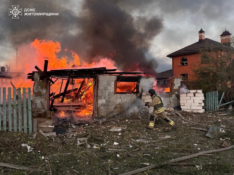 #Житомирщина: внаслідок російських обстрілів загинула 1 людина, щонайменше 5 постраждали #Житомирщина: внаслідок російських обстрілів загинула 1 людина, щонайменше 5 постраждали