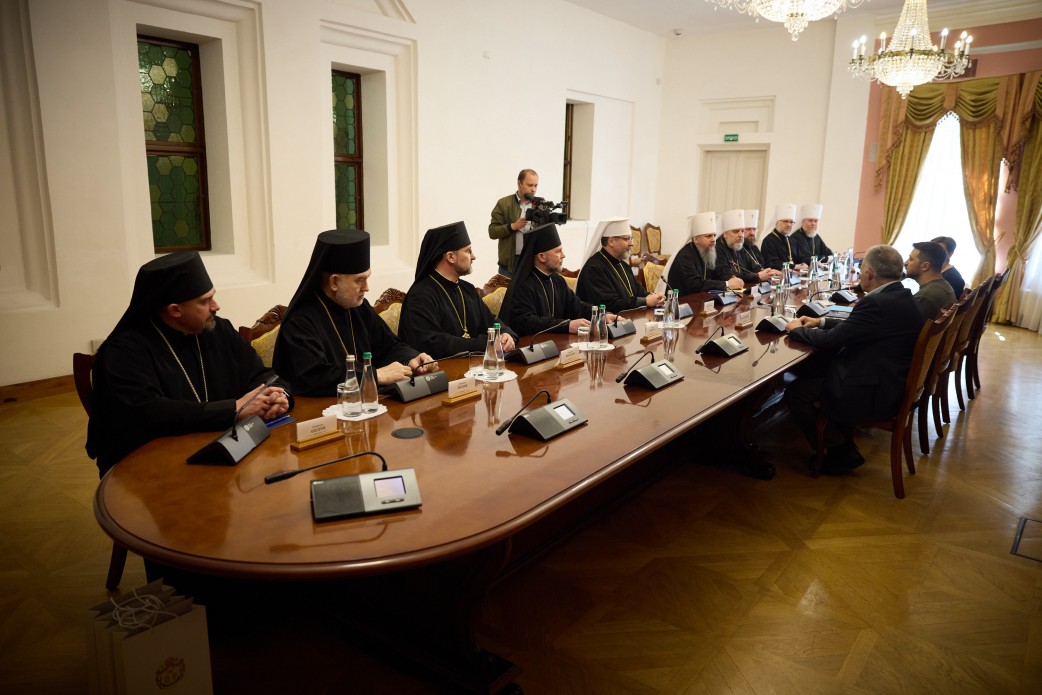 Президент України подякував єпископату УГКЦ та ПЦУ за підтримку українців на фронті й у тилу