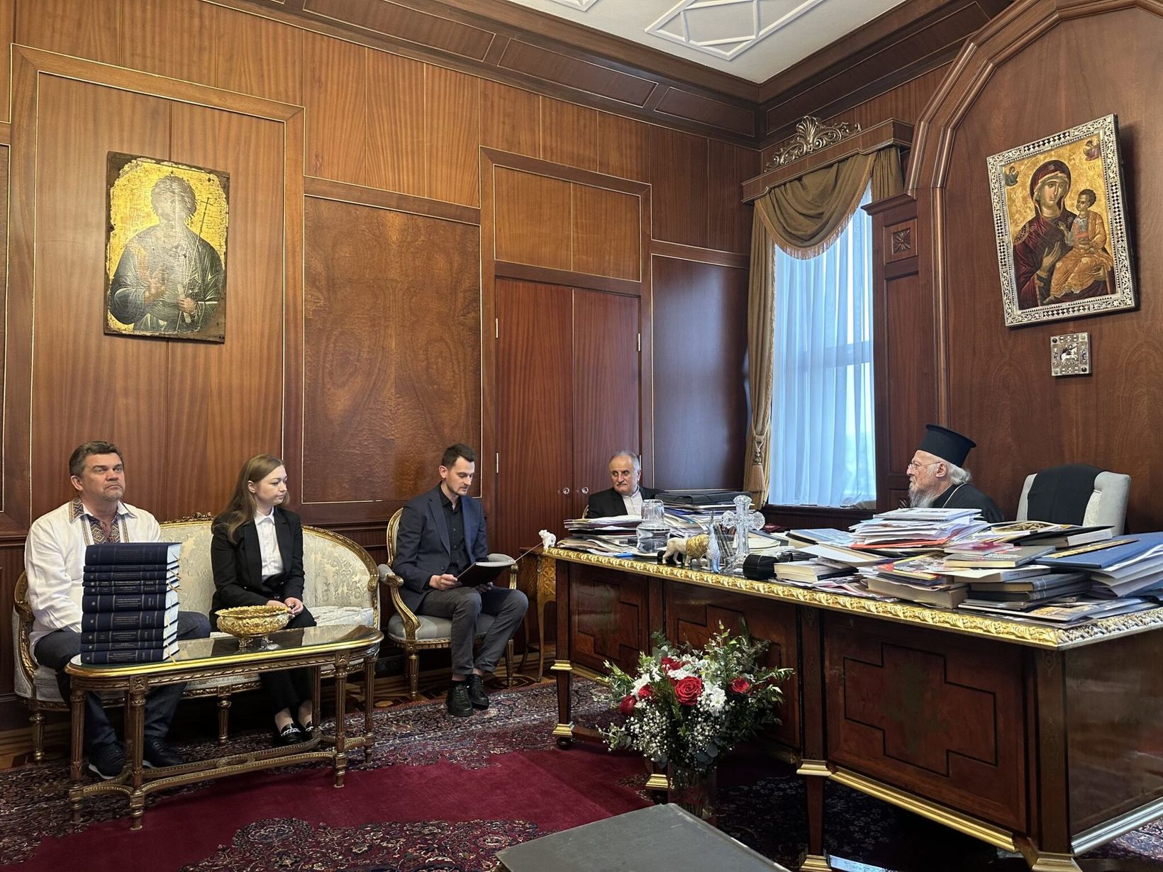 Разом з Україною: Патріарх Варфоломій прийняв у своїй резиденції делегацію з УКУ